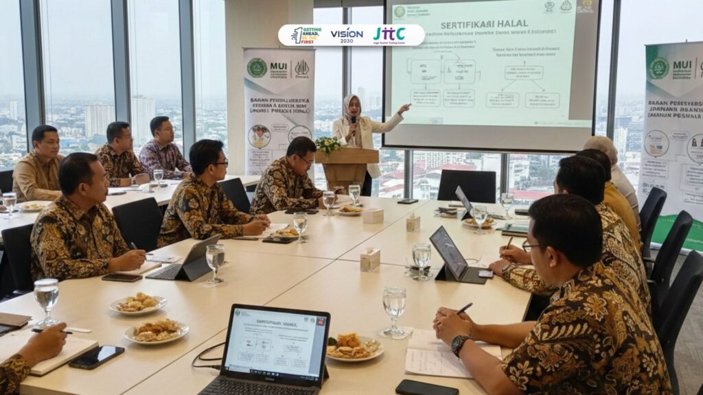 pelaku usaha mempelajari standar halal produk makanan dan minuman