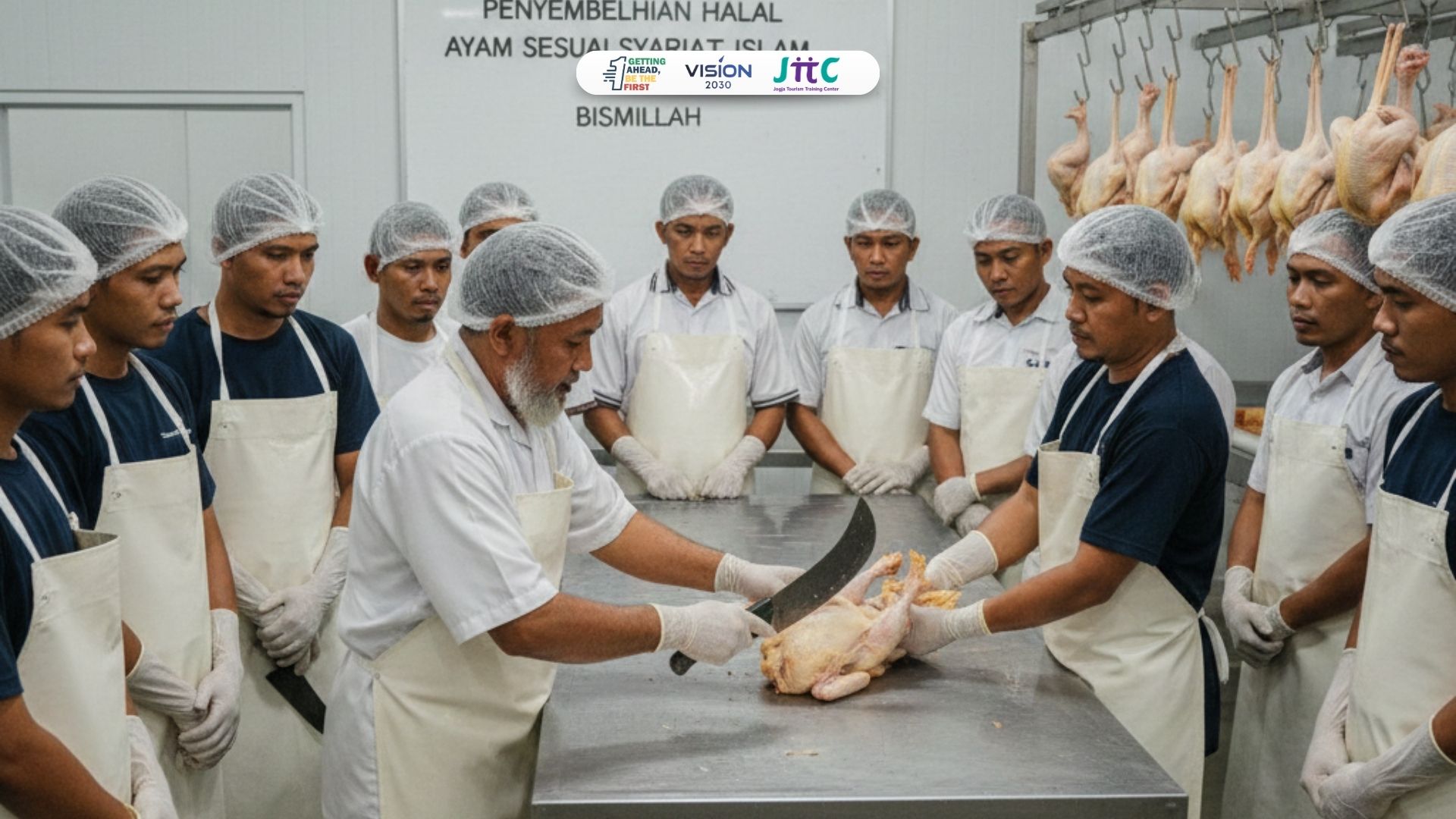 Pelatihan Penyembelihan Halal bagi Jagal Ayam untuk Meningkatkan Profesionalisme dan Kepercayaan Konsumen