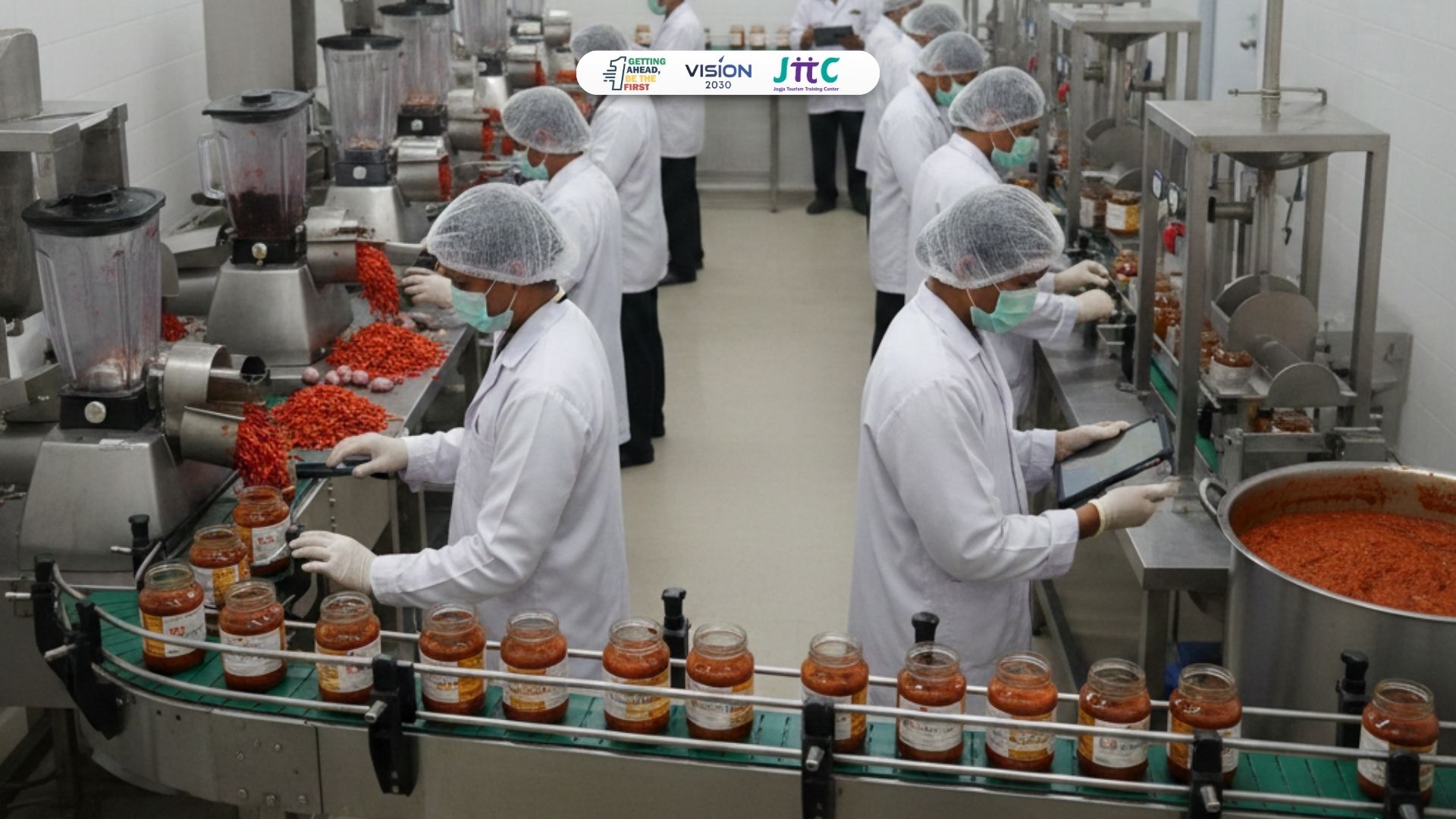 proses produksi sambal rumahan higienis dan halal