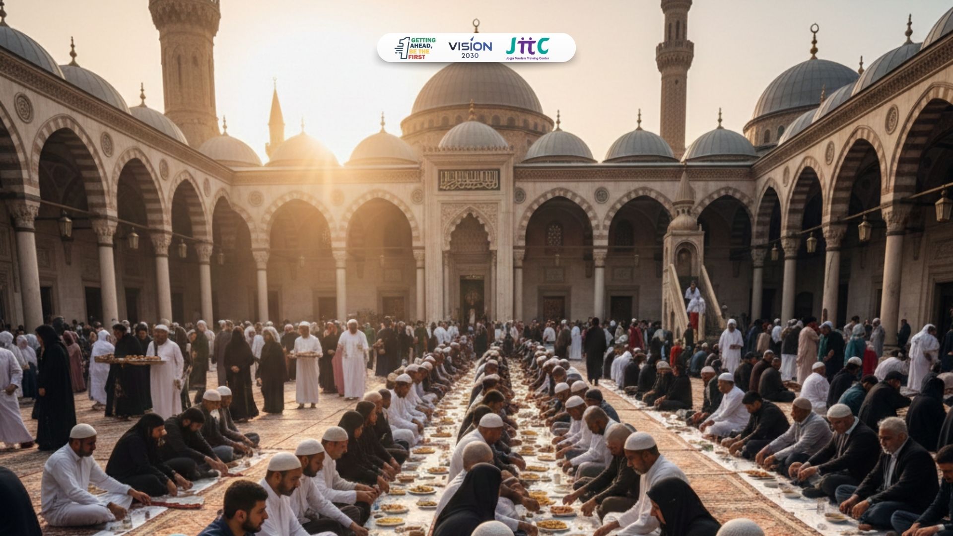 umat Muslim menjalankan puasa ramadhan dengan suasana kebersamaan dan ibadah di bulan suci