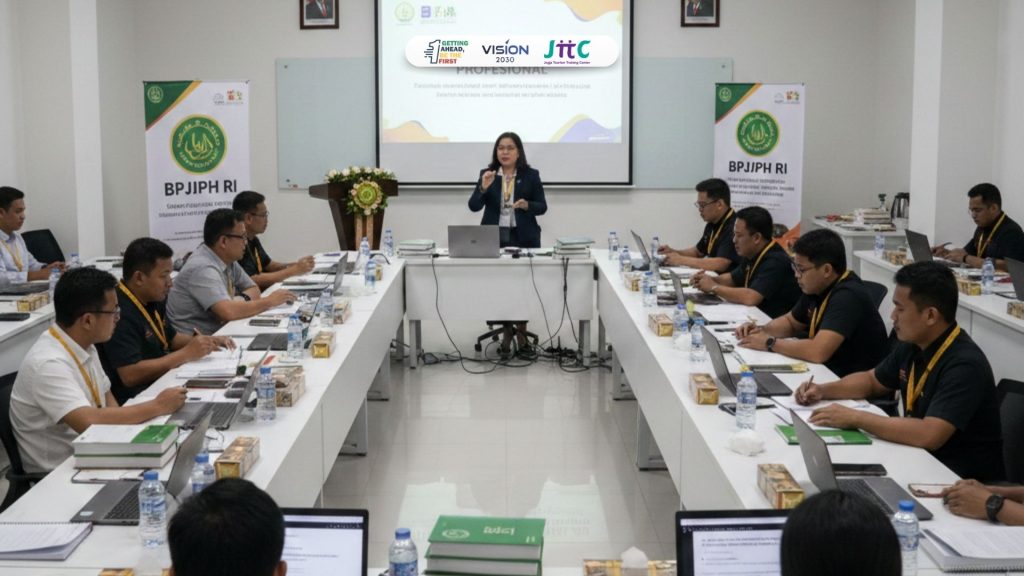 Peserta mengikuti pelatihan auditor halal profesional untuk sertifikasi BPJPH.